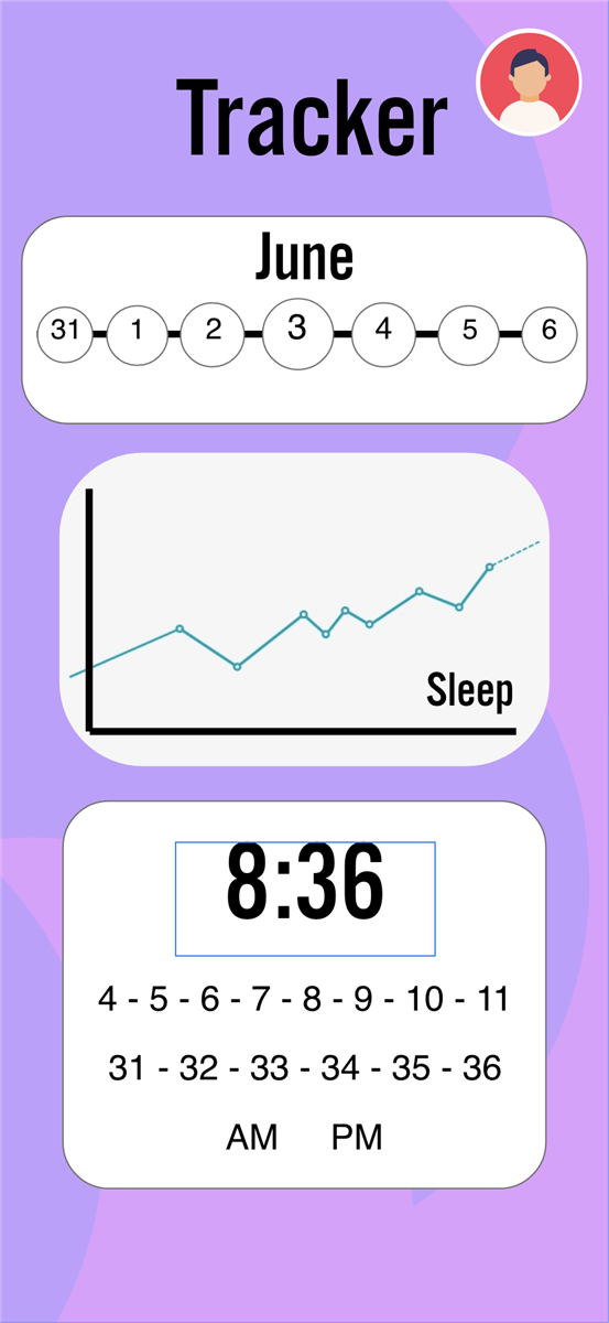 Deep Sleep tracker interface
